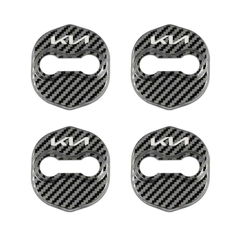 Car Styling Car Door Lock Covers stikcer Case for Kia Rio Ceed Sportage Cerato Soul Picanto auto Accessories sticker accessaries