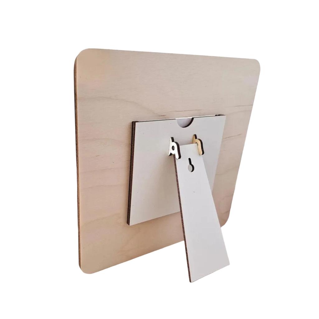 Wooden Photo Frame The Greatest Mom Ever 25cm Square Frame Home Decoration Craft Gift for Mother's Day Display