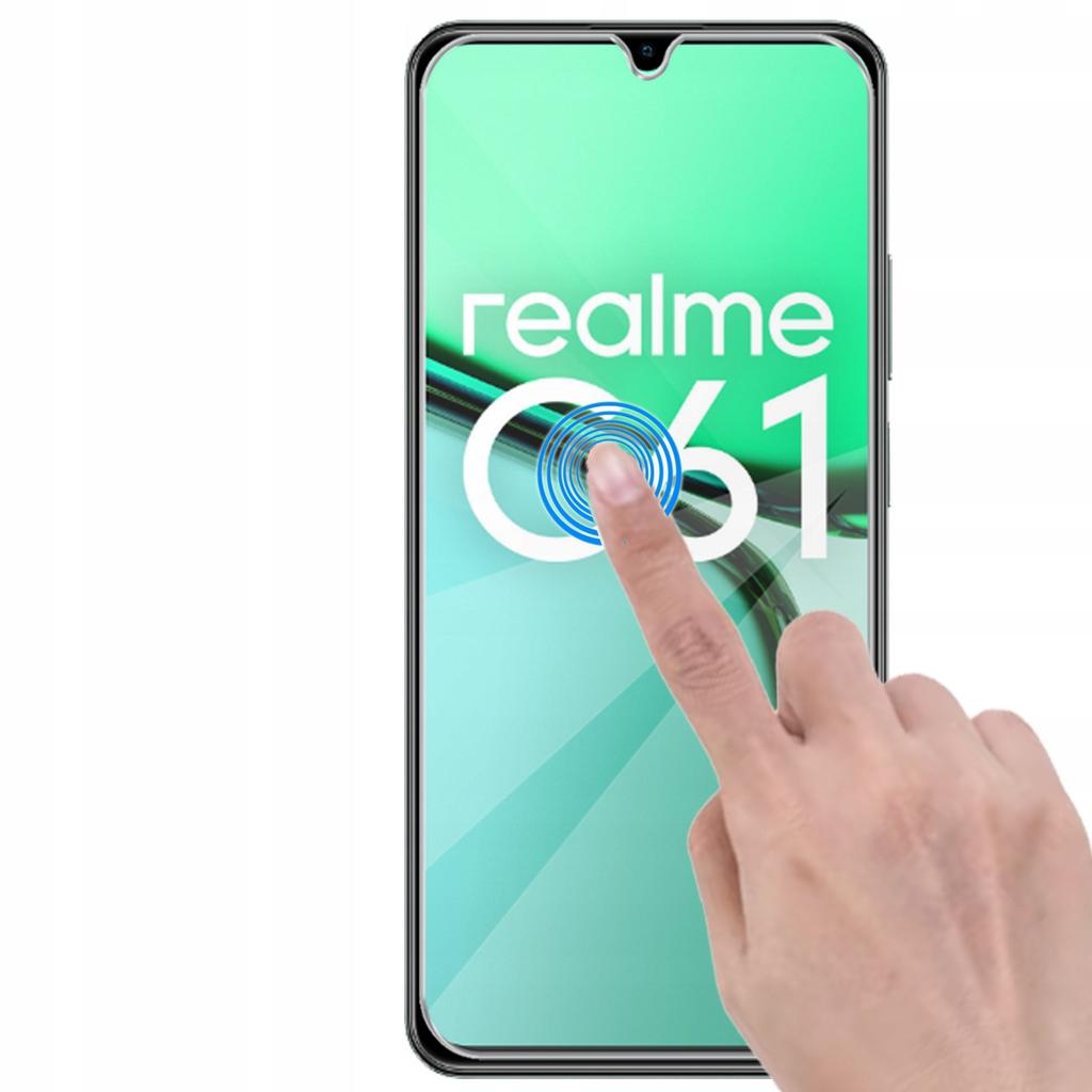 3x Tempered Glass for Realme C61 - Screen Protector 2.5D, 9H 3-PACK