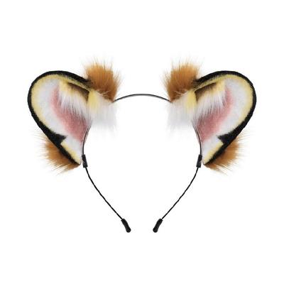 Artificial Anime Ear Hairhoop for Women Girl Adjustable Anime Maid Headband Halloween Party Cosplay Costume Accessories