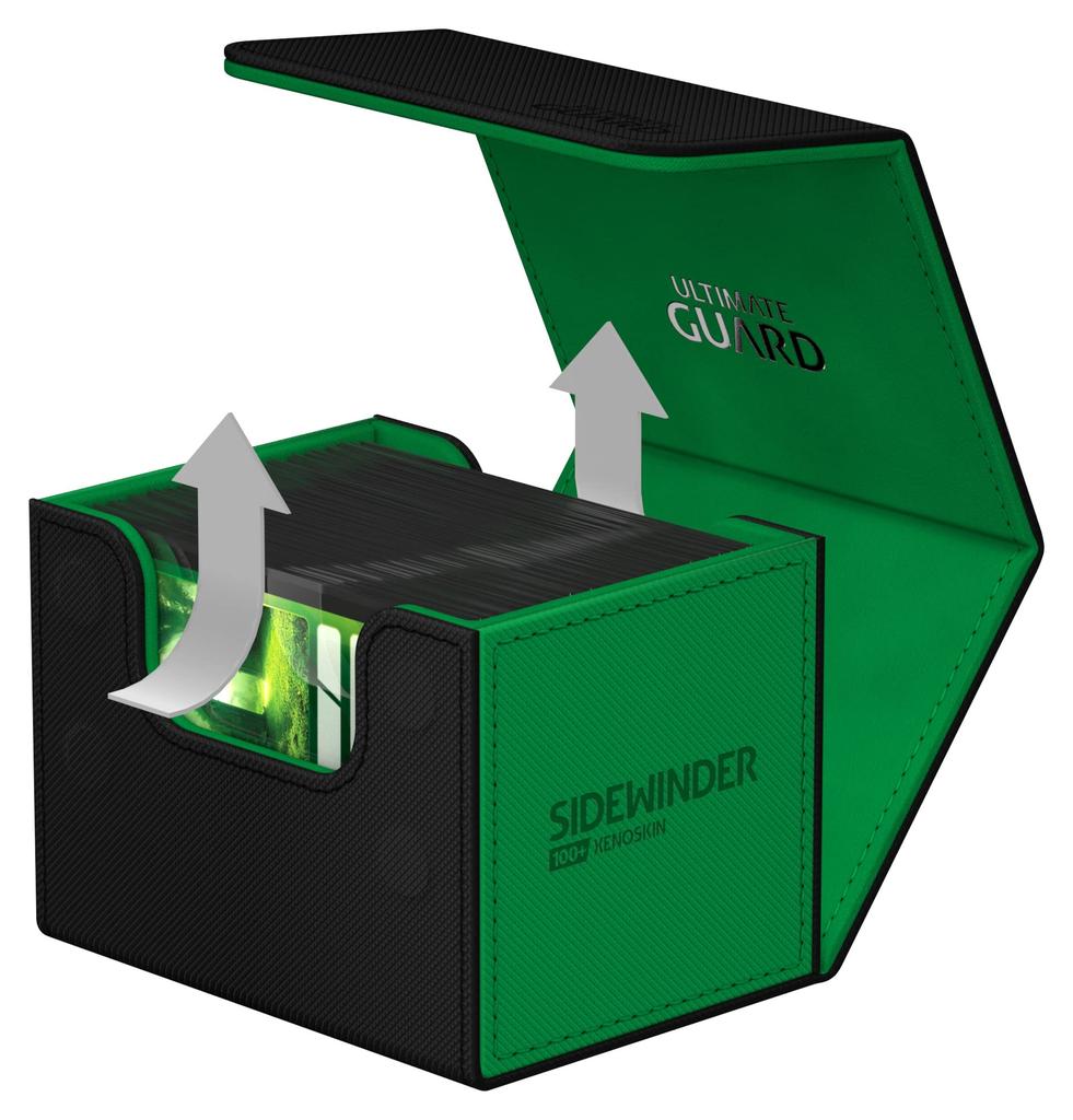 Ultimate Guard Sidewinder Xeno Skin Synergy 100+ (Black/Green)