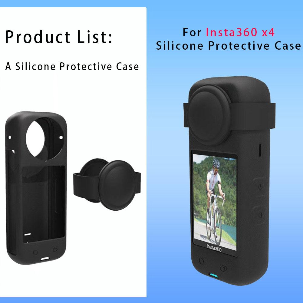 For Insta360 X4 Protective Case Mini Bag for Insta360 X4 Screen Protector Film for Insta 360 X4 Action Camera Accessories