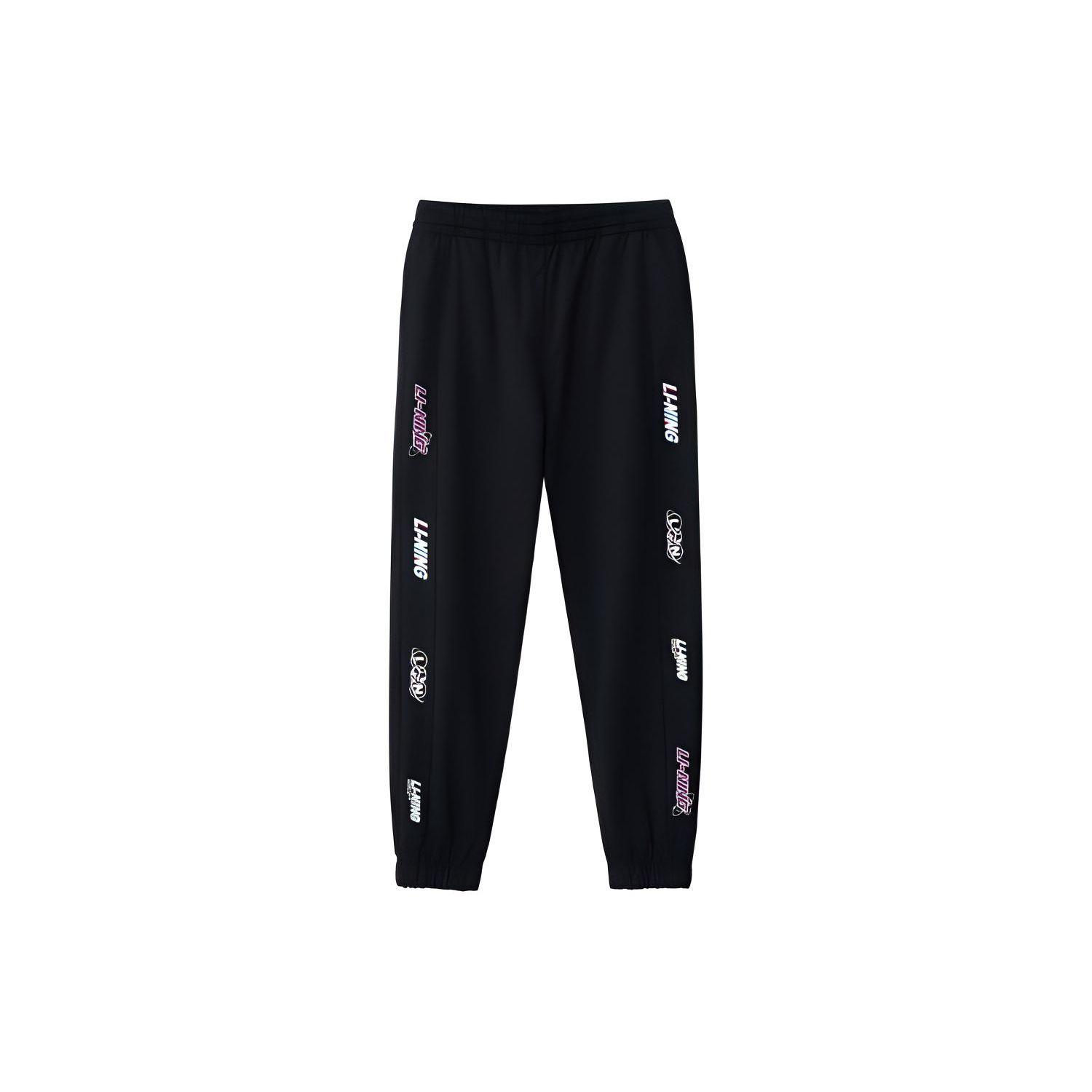 

Li Ning свободные трикотажные спортивные брюки женские низ черный AKLR172-1 XXL