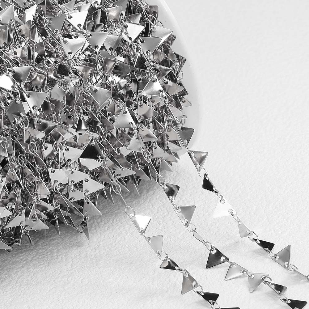1Meter Stainless Steel Leaf Star Charm Tassel Link Chain Dangle Charms Pendants Chains for DIY Necklace Bracelet Jewelry Making