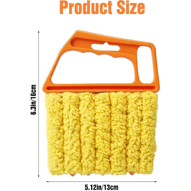 Blind Duster for Wood Blinds, 7-Finger Blind Cleaner Duster Tool | Handheld Blinds Cleaner for Window Shutters, Air Conditioner, Car, Fan