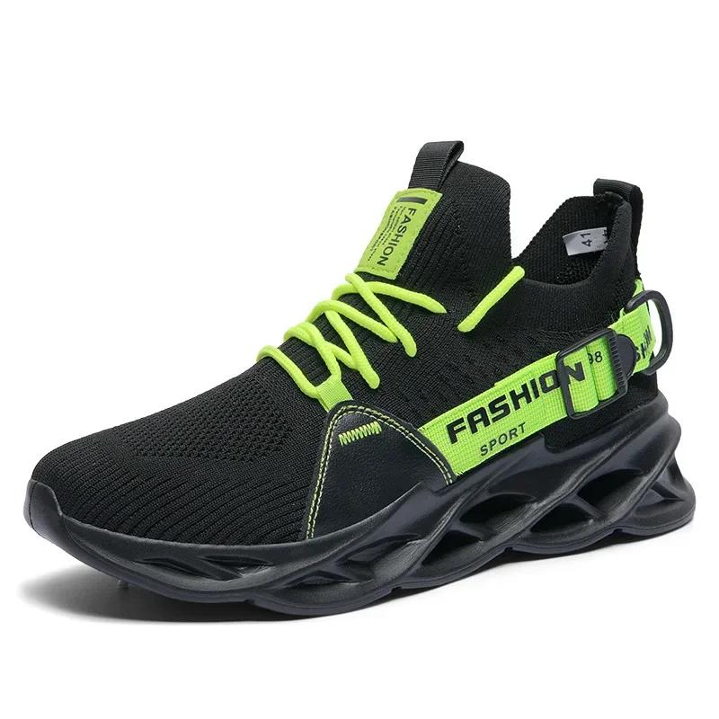 Fashion Men Shoes Breathable Fashion Mesh Running Shoes Man High Quality Unisex Light Tennis Baskets Athletic 2025 Sneakers for Men