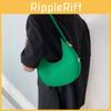 Trendy Solid Color Crescent Handbag For Women Perfect For Street Style Fashion