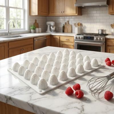 Reusable Mousse Cake Mold 35-Cavity Chocolate Dessert Mold High-quality Silicone Mold  Kitchen