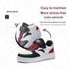 Anta Fashionable Comfortable Durable Lightweight Shock Absorbing Non-Slip Low-Top Kids Skate Shoes Kids Sneakers White Black Red A12448088-3
