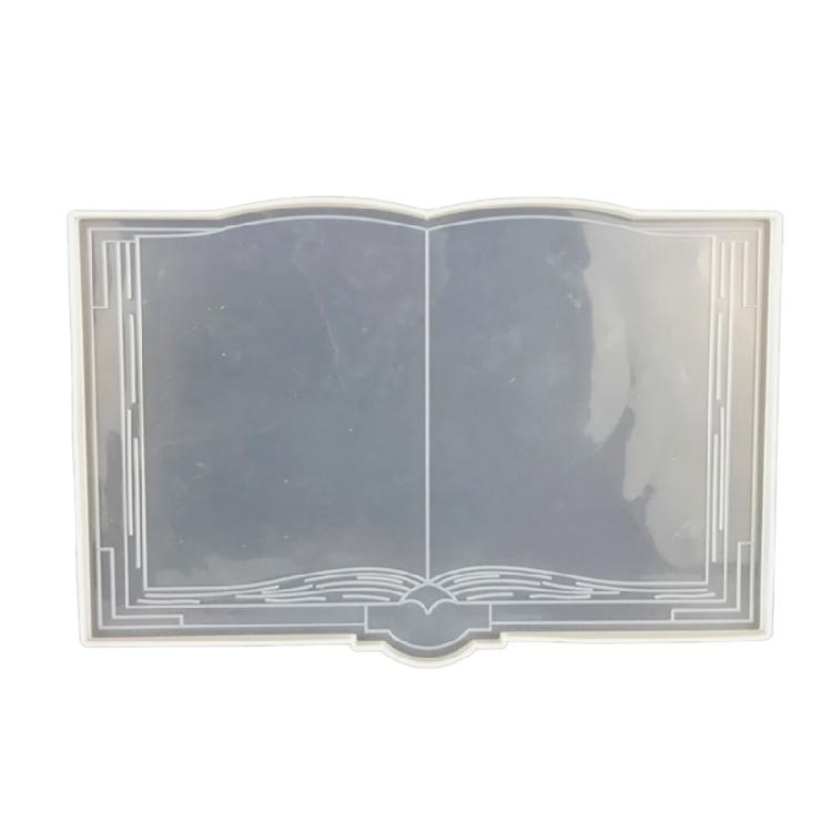 

Форма для декора книг, большая форма-красавица из смолы для изготовления кулонов и украшений 1 белый