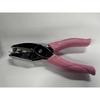 6.3" Handheld Hole Punch Round Star Heart Shaped Hole Thickened Leather Case For Paper Leather Craft Holes