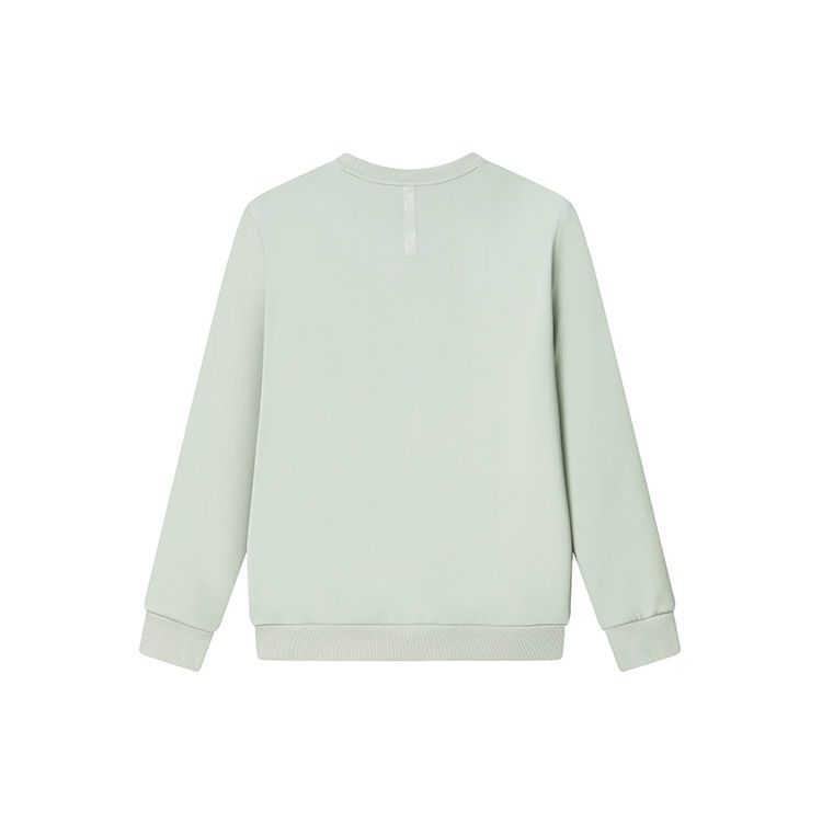 Fila Letter Logo Casual Crewneck Sweatshirt Men Sweatshirt Liu-Green F11M317203F-TQ