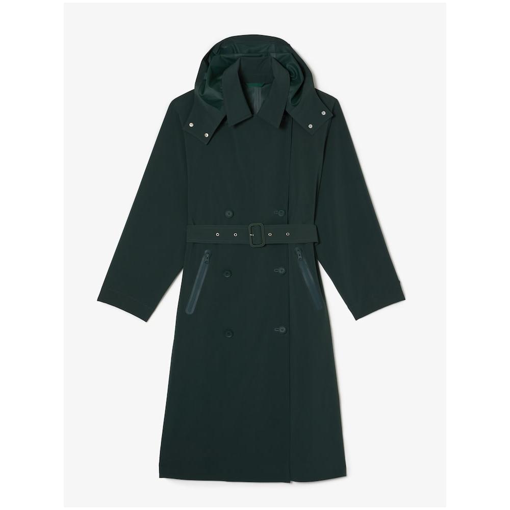 

LACOSTE Women s Overfit Waterproof Hooded Trench Coat BF4478 52N R89 Q2NBF4478 52NR89