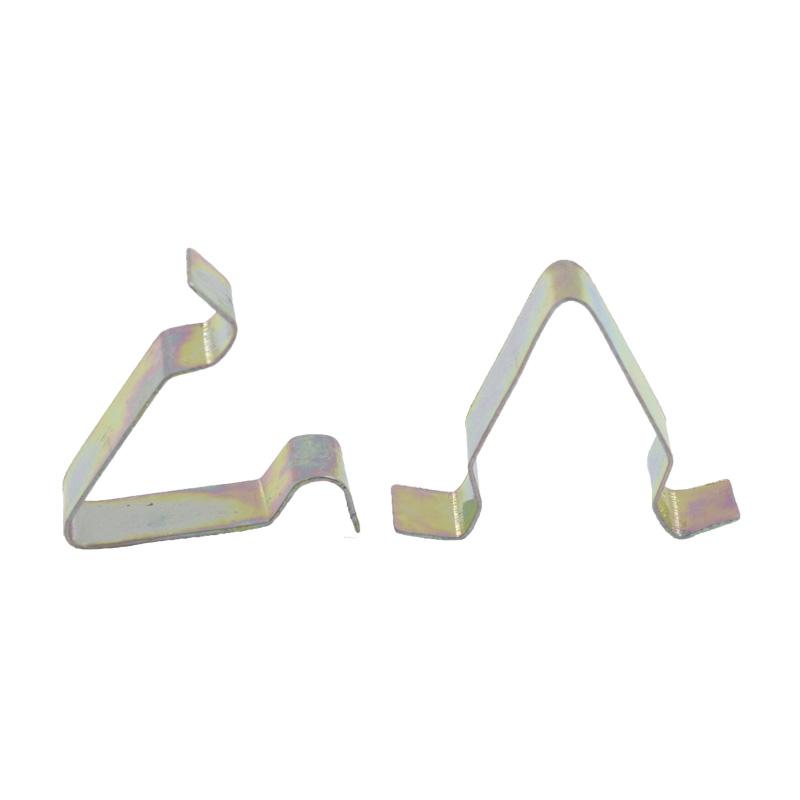 MIX 50PCS Universal U Cord Lock Metal Fixed Clips For Car Instrument Panel Radios Dashboard DVD Fastener Retaining Clamps