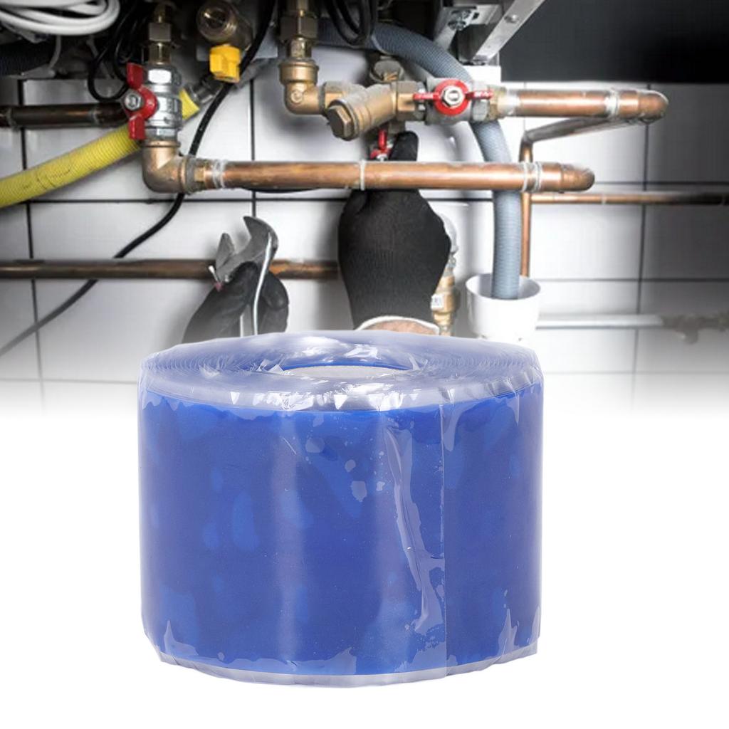 Silicone Rubber    Tape 5m Length 50mm Width 0.8mm Thick Self Adhesive Water Hose     Tape