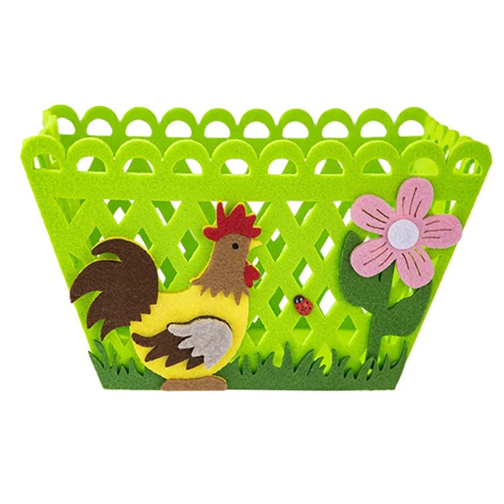 

Adorable Easter Decoration Box Adorable Chicken Baskets Chocolate Candy Box Easy To Assemble Design Easter Festivities зелёный
