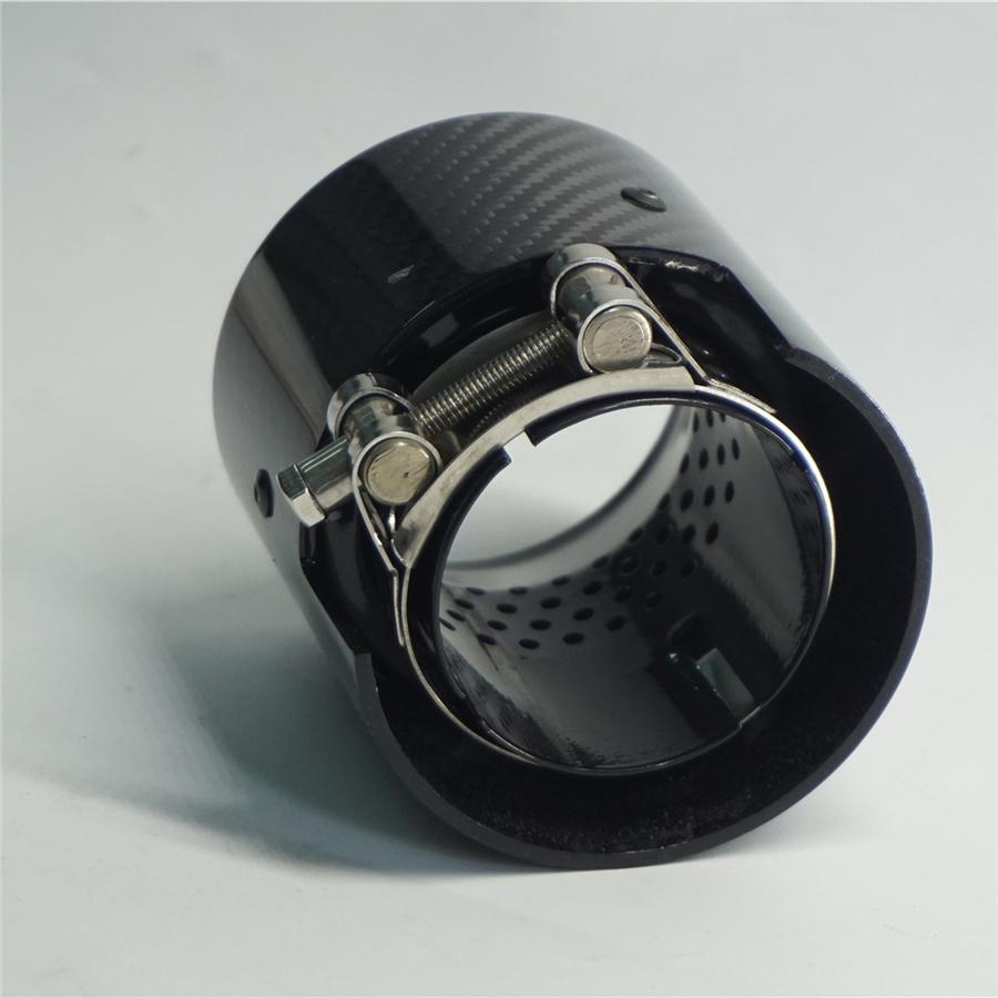 4Pcs 73MM IN 93MM OUT Glossy 100% Real Carbon Fiber Exhaust tip For BMW M Performance exhaust pipe M2 F87 M3 F80 M4 F82 F83 M5 F10 M6 F12 F13 X5M X6M