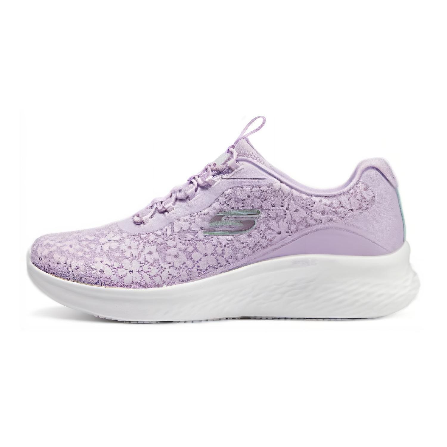 Skechers Sport Comfortable Versatile Fabric Shock Absorbing Durable Low Top Running Shoes Women sneaker Purple 150015-LAV 37