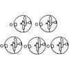 Pack of 5 Carb Carburetor Float Bowl Gasket Replacement Fit for 698781 Nikki Carburetor Troy-Bilt Lawn Mower