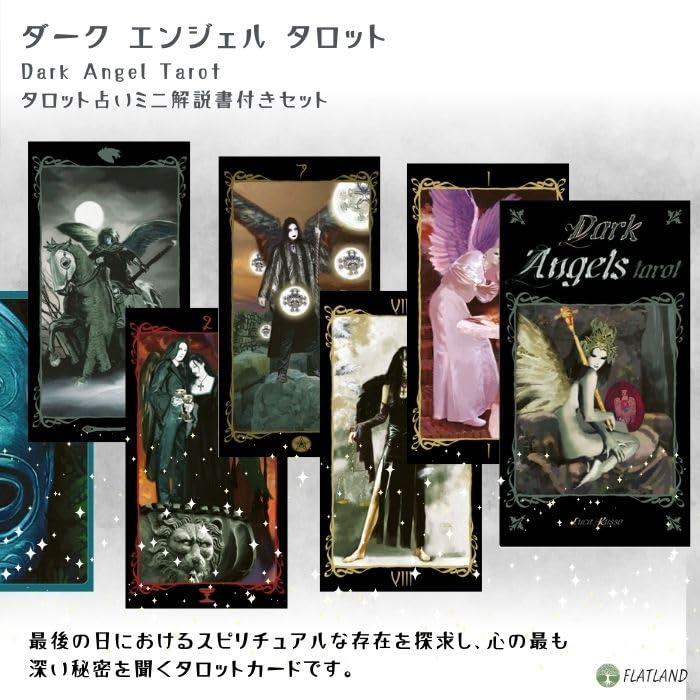 Dark Angel Tarot Reading Japanese Instruction Manual Authentic Tarot 78 Cards Tarot, Instructions, Included, Cards,