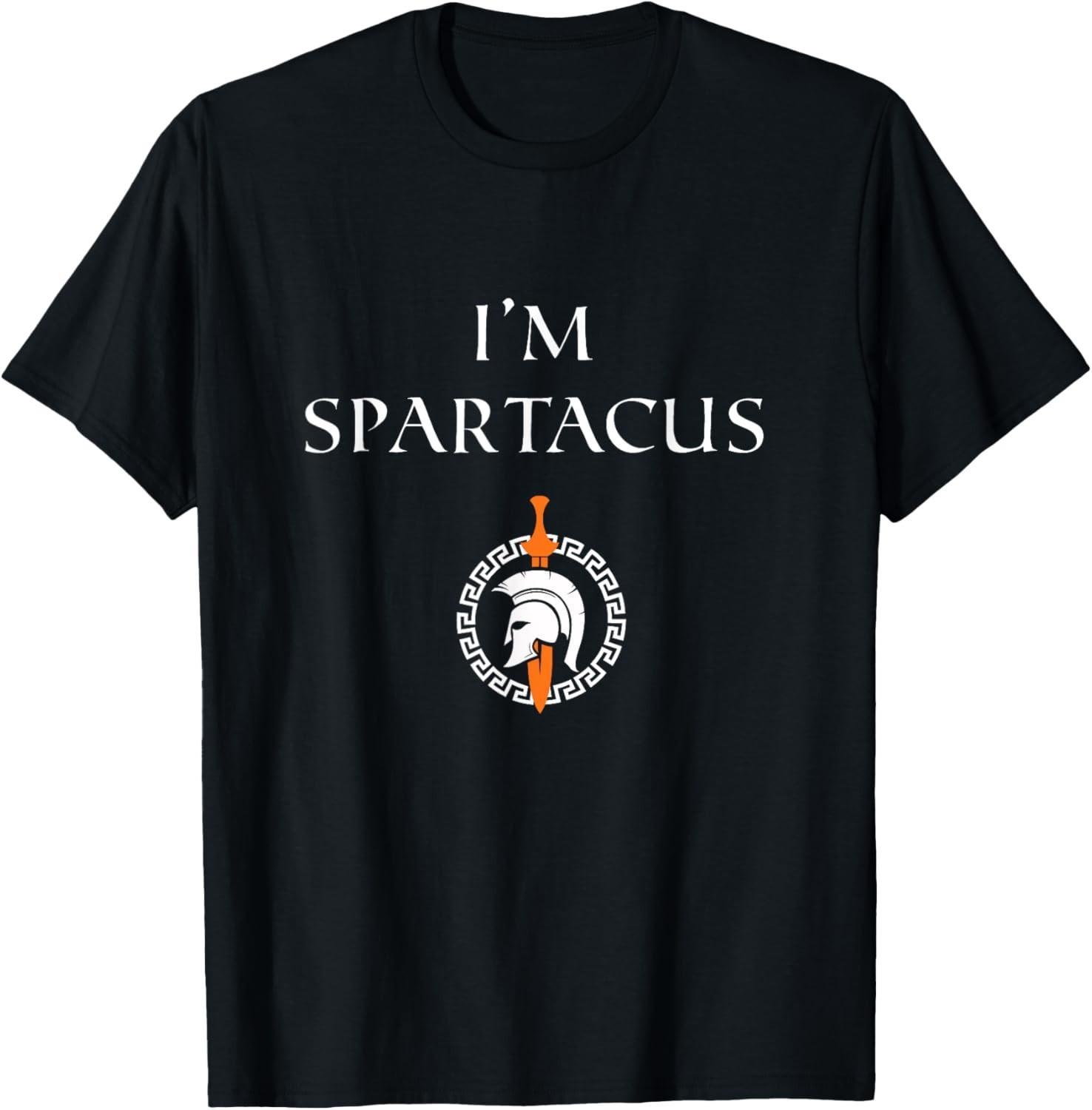 I m Spartacus, Funny, Novelty T-Shirt S разноцветный