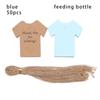 Party Supplies Feeding Bottle Feet Thank You For Coming Packing Labels Baby Shower Hanging Tags