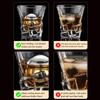 1/2 Pcs Round Whiskey Stones Ball Shape Reusable Stainless Steel Ice Cubes Golf Ball Whiskey Stones Ball Metal Ice Ball Gift Set 6