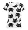 women's T-Shirts Cute Cat Pattern 3D Print Tops Tees Summer New  Streetwear Fashion Oversized T Shirt Men Clothing