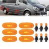 6Pcs Side Marker Lamps Side Fender Signal Clearance Lights A0038202956 UT6093 for Mercedes-Benz Sprinter W906 2006-2018