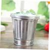 1pc Mini Trash Can Office Desktop Garbage Bin Small Trash Can Dog Poop Trash Can for Outdoors Bathroom Rubbish Can Bedroom Garbage Can Car Trash Can