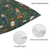 Stylish Nutcracker Party  Square Pillowcase Cushion Cover Pillow Case Throw Pillow Cover for Home Bedroom Car