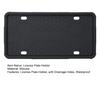 Silicone License Plate Holder Honeycomb Anti-Slip Texture License Holder No Noise Waterproof Rust-Proof Anti-Collision License Plate Rack