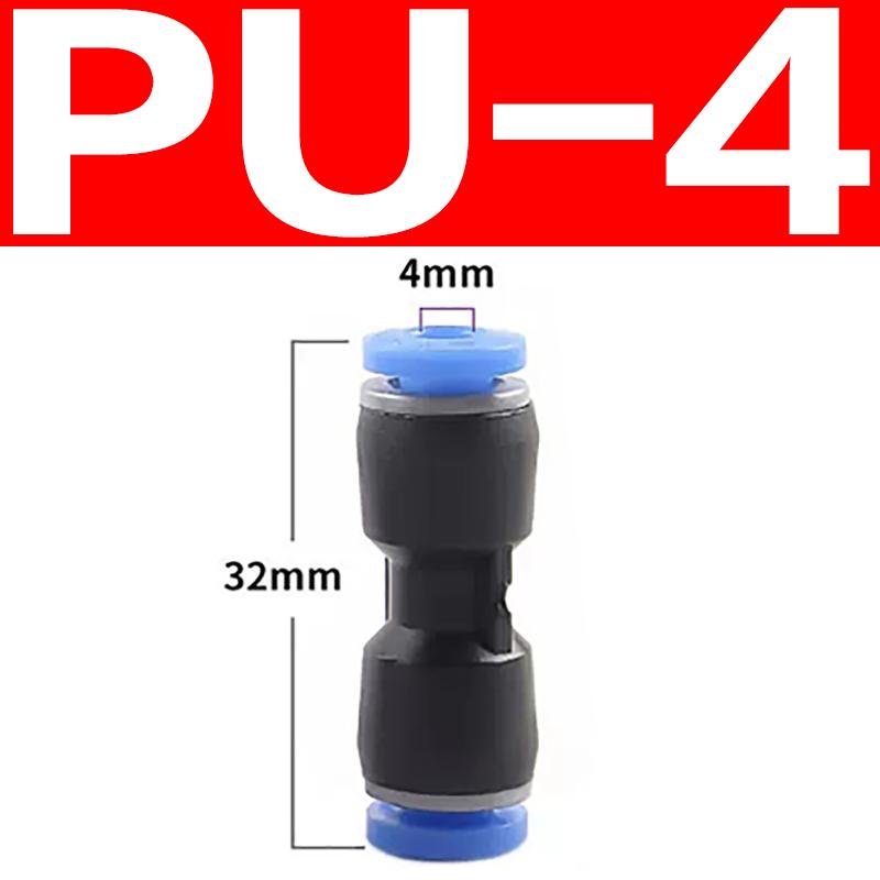PE PG PY PW Air Connectors 4 6 8 10 12mm Pneumatic Fitting Quick Connect Tee 3Way Plastic Pipe Water Hose Tube Connector