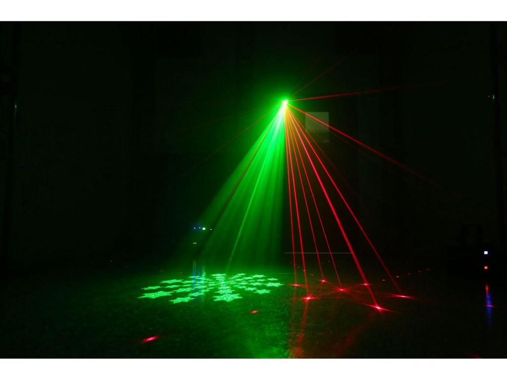 Colorful Voice-Controlled Rotating Stage Lights - LED Magic Ball & Laser