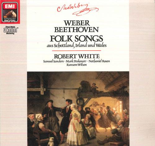

LP Record ROBERT WHITE, RANSOM WILSON, MARK P - Weber, Beethoven Folk Songs Aus Sch 2703231 HIS MASTERS VOI Germany Classical Used