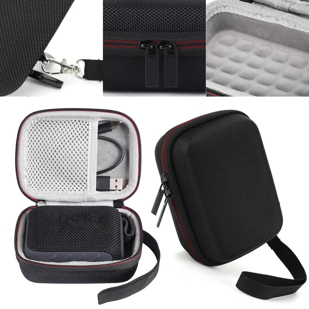 Hard EVA Travel Case Shockproof Outdoor Travel Carrying Case Waterproof Hard Shell Storage Bag for JBL GO4 Portable Speaker
