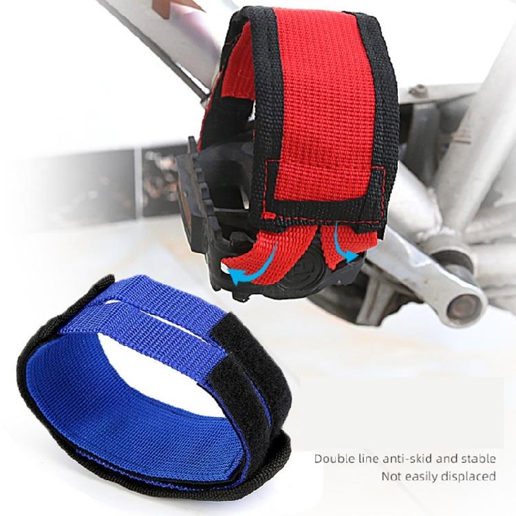 4Pcs Bike Pedal Strap Foot Covers Adjustable Cycling Shoe Retainers Strap Easy Installation for Road/Mountain Riding