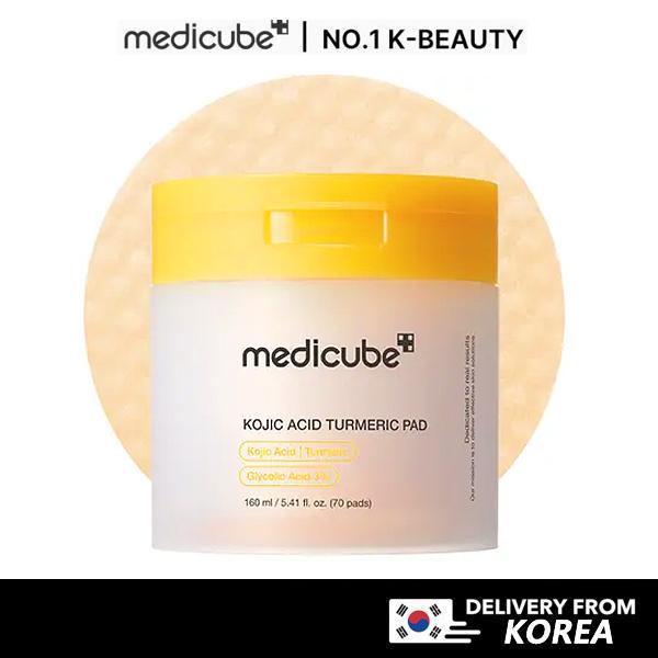 MEDICUBE KOJIC ACID TURMERIC TONER PAD (70 Pads)