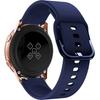 Universal Silicone Strap 20mm, Navy Blue