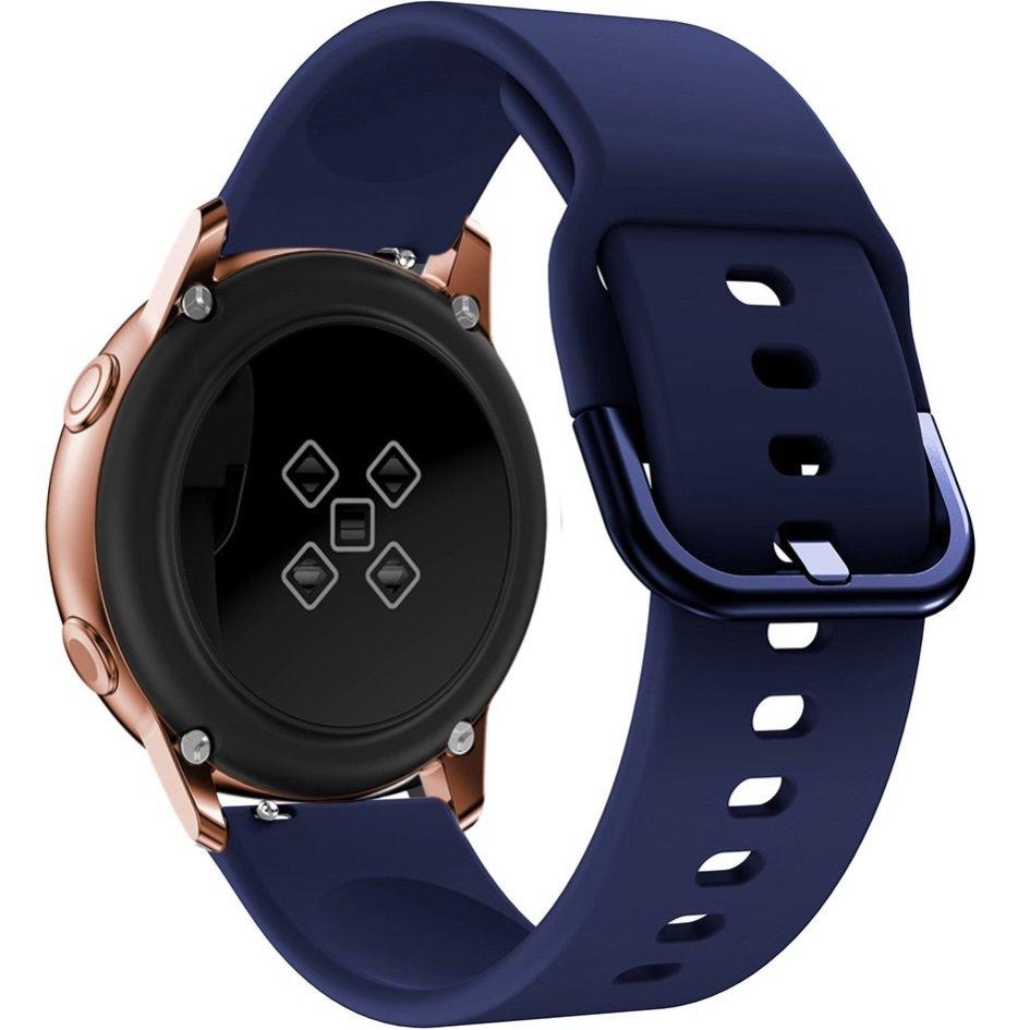 Universal Silicone Strap 20mm, Navy Blue