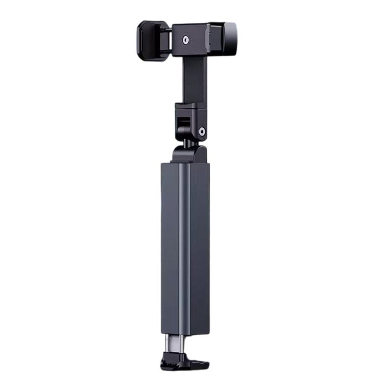 Portable Foldable Travel Friendly 360 Rotation Aluminum Phone Stand Rack Adjustable Clamp For Travel Office Kitchen Use