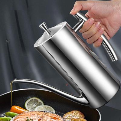 Bottle Sauce Container, Oil Pot Heat Resistant Stainless Steel Dispenser Bottle, Storage