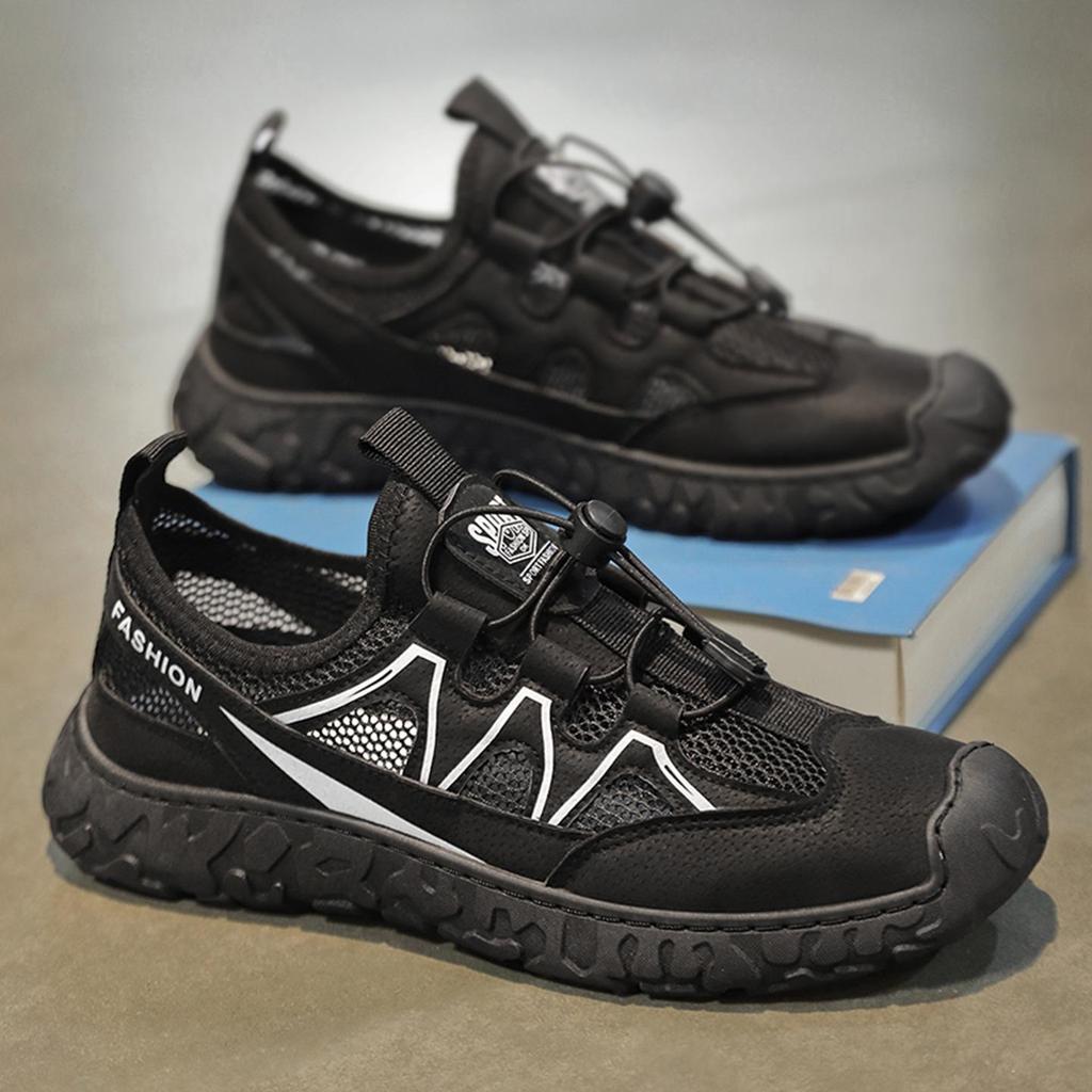 Men's Breathable Non-slip Sports and Work Shoes - Light Mesh Casual Footwear