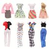 4Sets Fashion Trendy Design Clothes for 11.5 In Girl Dolls 2Sets Top And Pants 2Set Pretty Dresses Accessories DIY Toys