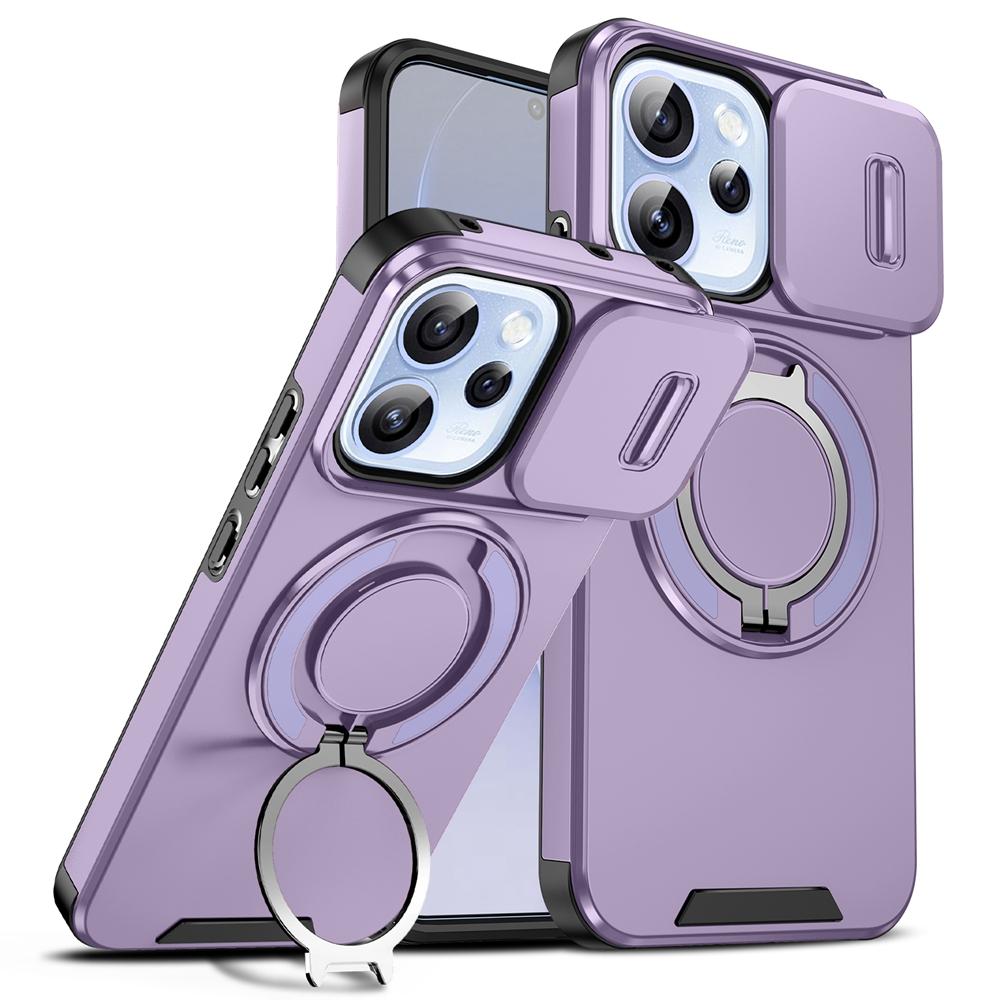 

Shockproof Armor Ring Holder Case For OPPO Reno 15 15C 15F Reno15 Pro 5G For Magsafe Magnetic Wireless Charging Cover For Reno 15 Pro