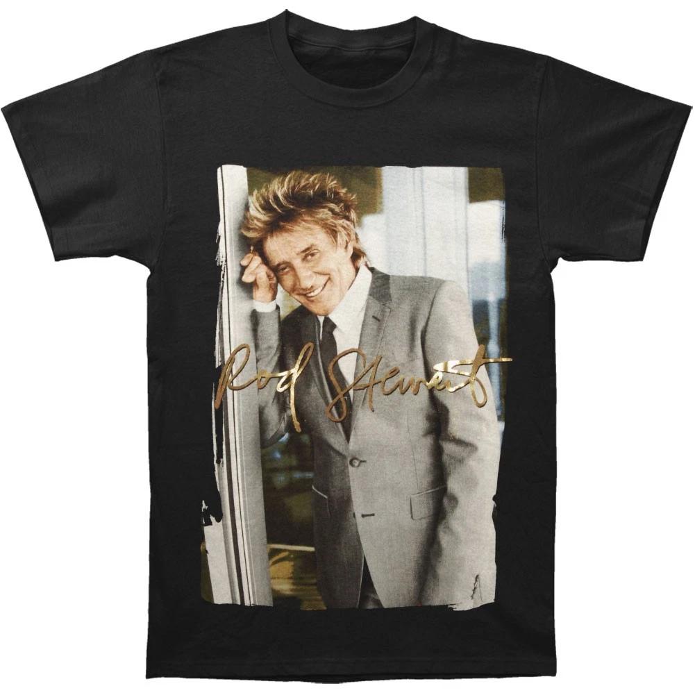 Men s Rod Stewart 2014 North America Tour Slim Fit T-shirt Small Black XS