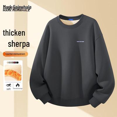 Mark Fairwhale Herren Sweatshirt mit Lammfellfutter