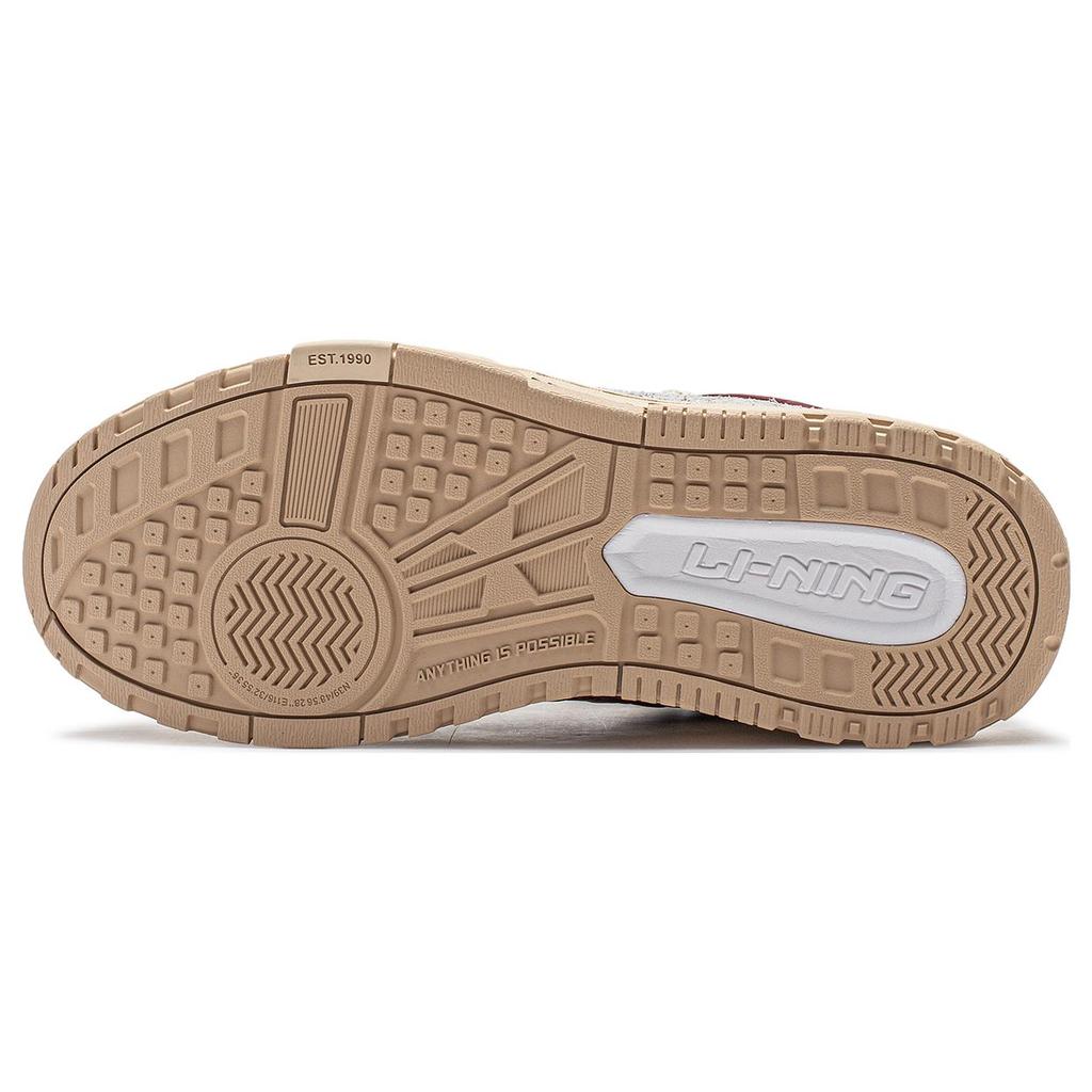 Li Ning Wave MID Slip Resistant Abrasion Resistant Slip Resistant Abrasion Resistant Mid top Casual Shoes Men's AGCT497-1