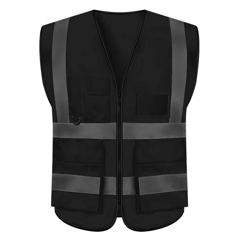 Fluorescent Reflective Safety Vest for Construction and Road Workers