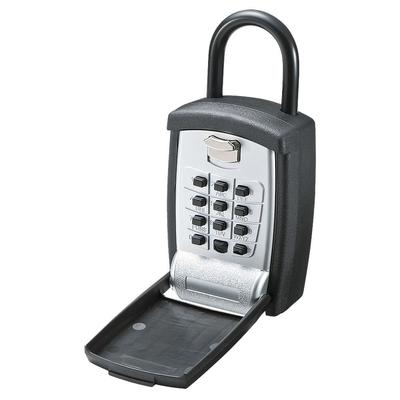 E-Supply Key Box, Push Button Type, 11-Digit Combination Lock, Padlock, Security, Anti-Theft, Key Transfer Included, EEX-SLPL997B